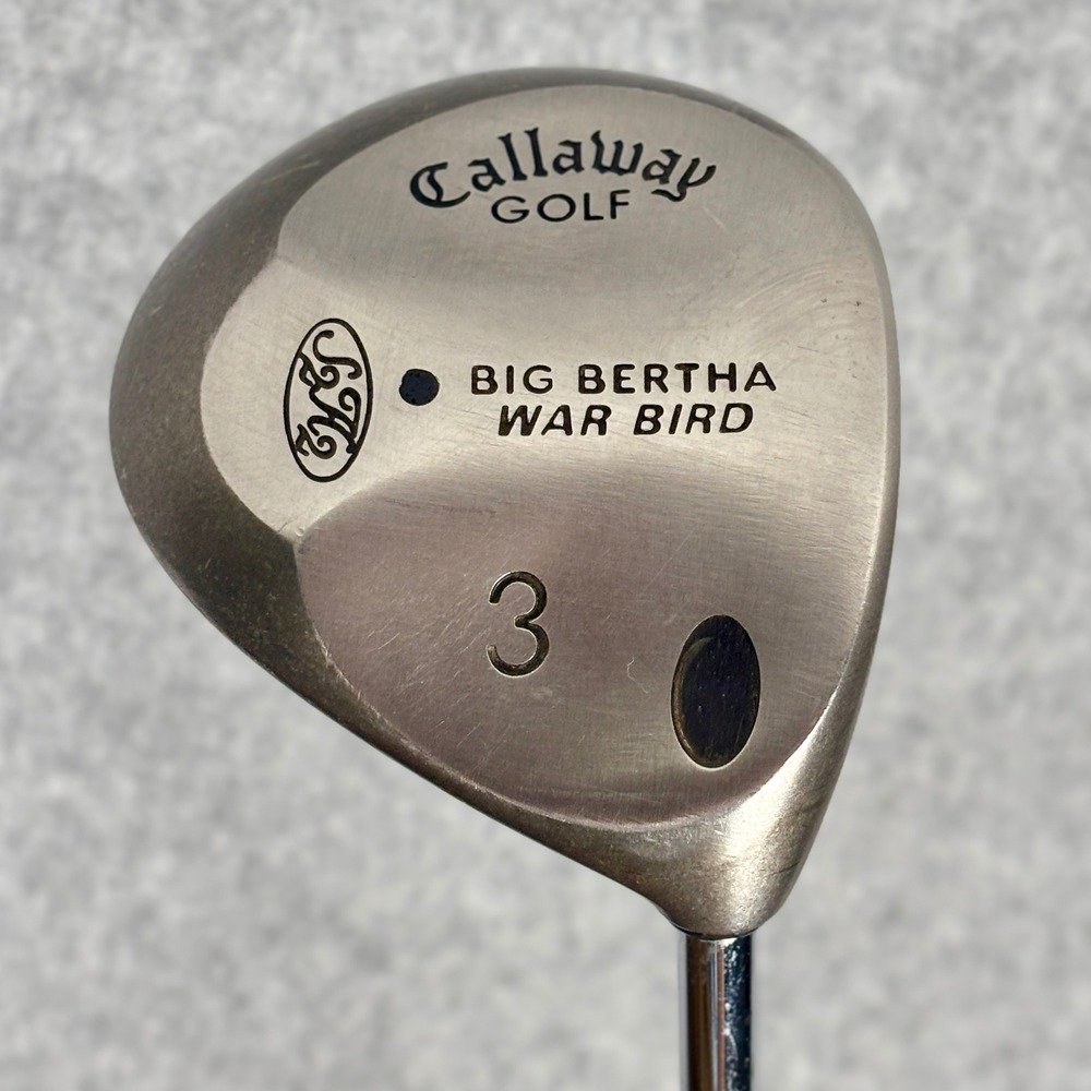 Callaway Big Bertha War Bird 3 Wood Fairway Wood Memphis 10 Steel Shaft Lamkin